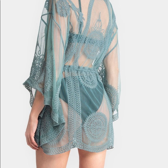 Mint Beach Cover Up - Picture 2 of 3